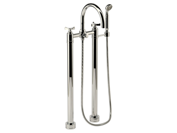 HAMPTONS - Free-standing bath/shower mixer by THG Paris - view 2